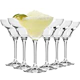 Krosno Vasos Margarita Copa de Cóctel |  Juego de 6 |  270ML |  Colección Vanguardia |  ideal para el hogar, restaurante, fiestas y recepciones |  Apto para lavavajillas